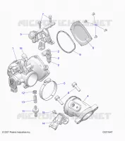 ENGINE, CORPO FARFALLATO AND FUEL RAIL