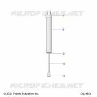 SUSPENSION, AMMORTIZZATORE POSTERIORE TRACK