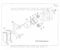 BRAKES, PINZA POSTERIORE