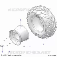 RUOTAS, REAR TIRE