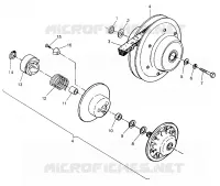FRIZIONE DRIVEN XPLORER 400L W969140 (4935983598C003)