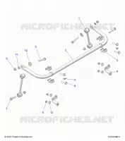 SUSPENSION, BARRA DI STABILIZZAZIONE, REAR