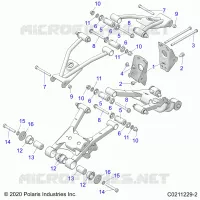 SOSPENSIONE POSTERIORE CONTROL ARM, MOUNTING