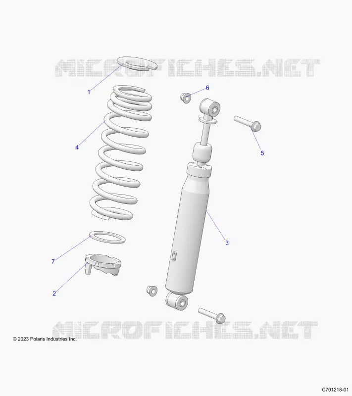 SUSPENSION, SHOCK ANTERIORE MOUNTING