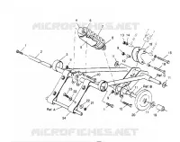 ANTERIORE COPPIA ARM 440 0952760, 440 SKS 0952560,  and EUROPEAN 440 S (4929032903B013)