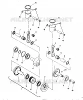 PISTONE AND ALBERO MOTORE 400 (4915411541037A)
