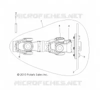 TRASMISSIONE, REAR PROP ALBERO