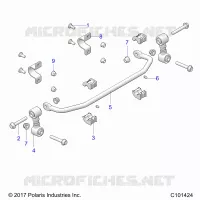 SUSPENSION, BARRA DI STABILIZZAZIONE, FRONT