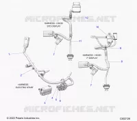 ELETTRICO, WIRE HARNESS, HOOD, ELECTRIC START