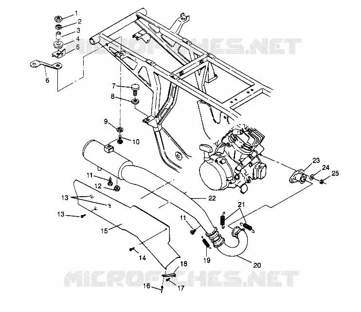 IMPIANTO DI SCARICO Sport 400L W958540 (4930133013A011)