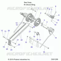 SUSPENSION, POSTERIORE COPPIA ARM