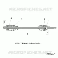 TRASMISSIONE, REAR HALF SHAFT