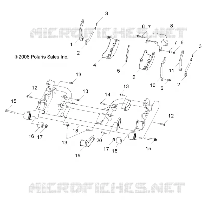 TELAIO, SWING ARM