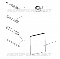 KIT DI STRUMENTI WIDETRAK GT 0962061 and EUROPEAN WIDETRAK GT E962061 (4931623162B014)