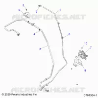 BODY, CARBURANTE LINES, STD.