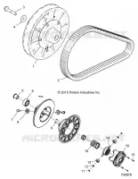 TRASMISSIONE, SECONDARY CLUTCH