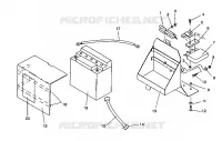 BATTERIA BOX ASSEMBLY RXL/0930768 and RXL SKS/0930568 (4922992299028A)