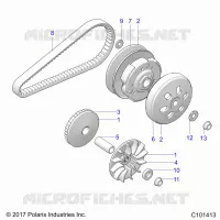 TRASMISSIONE, PRIMARY CLUTCH
