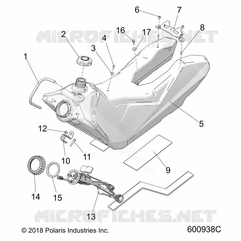 SISTEMA DI ALIMENTAZIONE CARBURANTE, FUEL TANK ASM.
