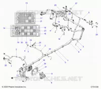 ELETTRICO, WIRE HARNESS, CHASSIS