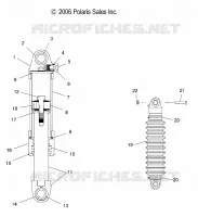 SHOCK ANTERIORE PISTA (7043365)(DRAGON)