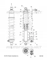 SUSPENSION, SHOCK, REAR TRACK (1543574)