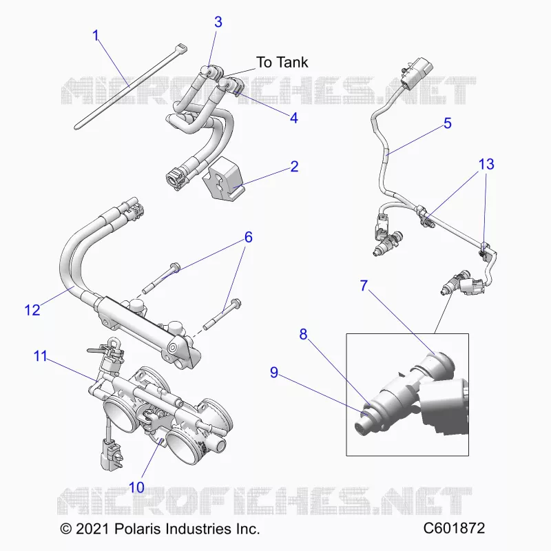 SISTEMA DI ALIMENTAZIONE CARBURANTE, RAIL, LINES AND THROTTLE BODY