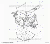 CHASSIS, MAIN FRAME AND SCIARED PLATES