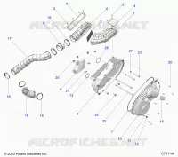 TRASMISSIONE, CLUTCH COVER AND DUCTING