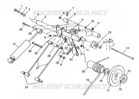 POSTERIORE COPPIA ARM 500 INDY 0982764(A)(B) and EUROPEAN 500 INDY E982764A (4942104210B010)