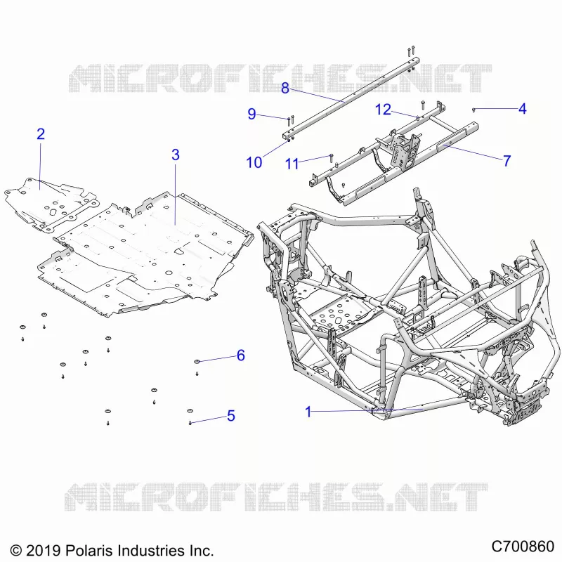 CHASSIS, TELAIO PRINCIPALE AND SKID PLATES