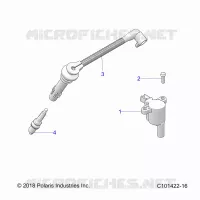 ELETTRICO, IGNITION COIL, WIRE AND SPARK PLUG
