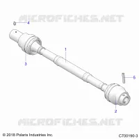 TRASMISSIONE, FRONT PROP SHAFT