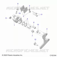 BRAKES, PINZA FRENO POSTERIORE