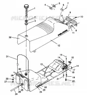 SEDILE   SERBATOIO DI GAS ULTRA SP 0960678 and EUROPEAN ULTRA SP E960678 (4937083708A007)