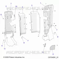 CARROZZERIA POSTERIORE CLOSEOFF, SIDE PANELS -Z23RGC2KAJ/BJ (C0704581_01)