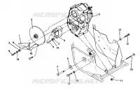 RH SCATOLA DEGLI INGRANAGGI/FRENOMOUNTING 350 4X4/W928139 (4922832283028A)