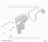 MOTORE, WATERPUMP IMPELLER AND COVER
