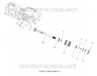 TRASMISSIONE, PRINCIPALE SCATOLA INGRANAGGI OUTPUT SHAFT