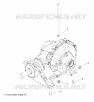 TRASMISSIONE, REAR SCATOLA INGRANAGGI MONTAGGIO