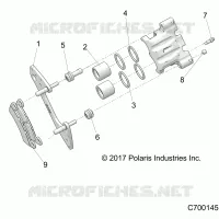 FRENO POSTERIORE CALIPER