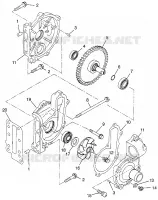 POMPA DELL'ACQUA 700 XCR 0985678(A) and EUROPEAN 700 XCR E985678 (4943114311D001)