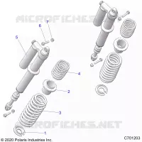 SUSPENSION, REAR SHOCK MONTAGGIO