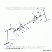 SUSPENSION, REAR BARRA DI STABILIZZAZIONE