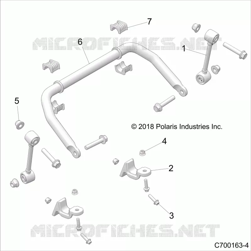 SUSPENSION, FRONT BARRA DI STABILIZZAZIONE