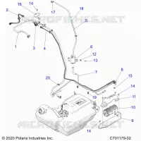 BODY, CARBURANTE LINES, EVAP
