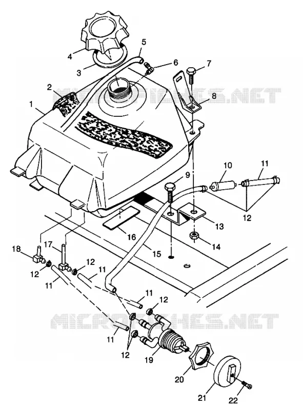 CARBURANTE TANK XPLORER 300 W98CC28C (4945264526A014)