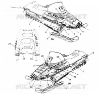 DECALS SUPER SPORT 0950743 (4928882888A012)