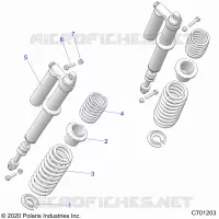 SUSPENSION, REAR SHOCK MONTAGGIO