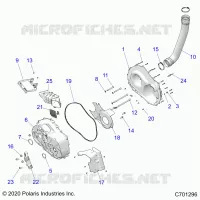 TRASMISSIONE, CLUTCH COVER AND DUCTING